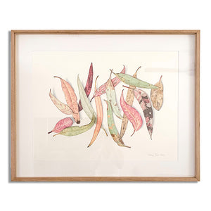 "Becoming" - 65 x 85cm framed original illustration