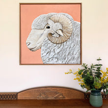 Load image into Gallery viewer, &quot;Roger&quot; - 24x24&quot; framed acrylic on canvas painting