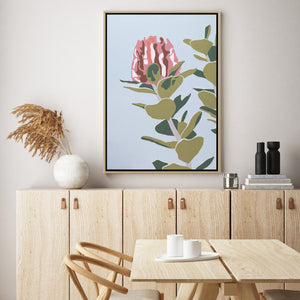 "Scarlet Banksia" - fine art giclee canvas print