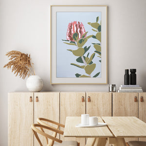 "Scarlet Banksia" - fine art giclee paper print