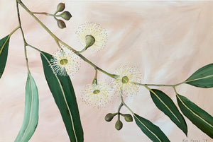 "Velvet Blooms" - 508 x 762mm framed acrylic on canvas painting